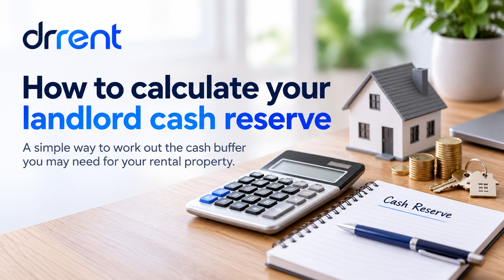 How can landlords work out a cash reserve for empty periods and unexpected property costs?